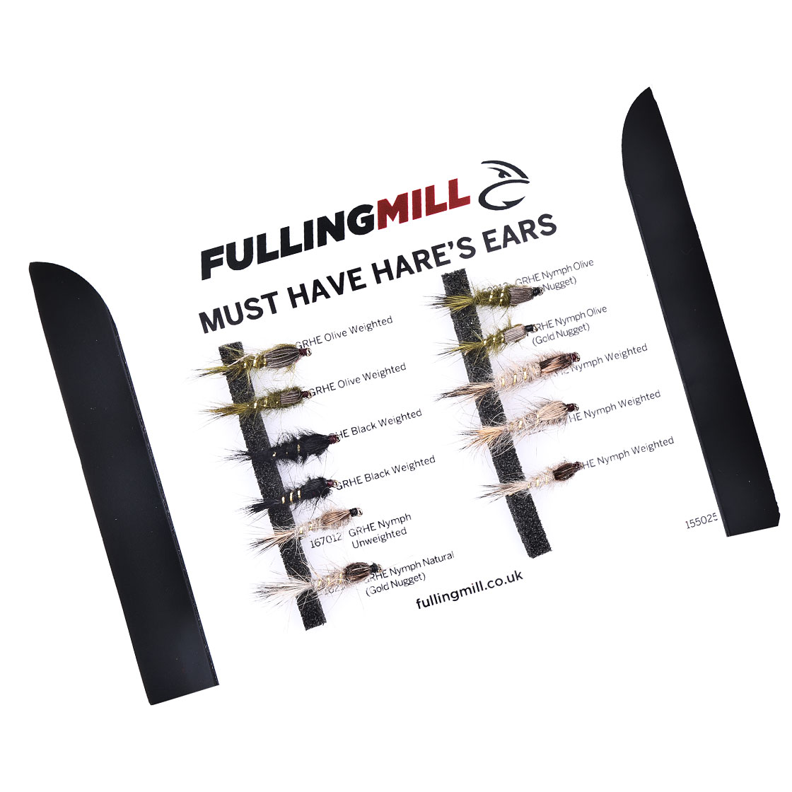 P-26892_Fulling-Mill-Fliegenset-Must-Have-Hare-s-Ears Fulling Mill Fly Set Must Have Hare's Ears