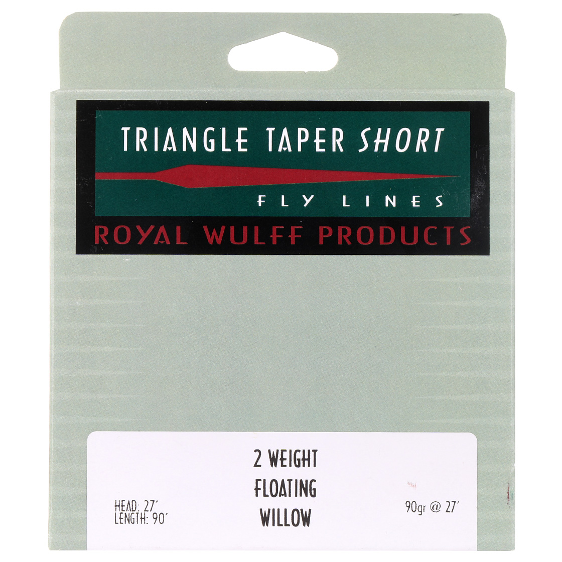 P-28433_Royal-Wulff-Triangle-Taper-Short-Floating-WF-Fliegenschnur-Willow Royal Wulff Triangle Taper Short Floating WF Fly Line Willow