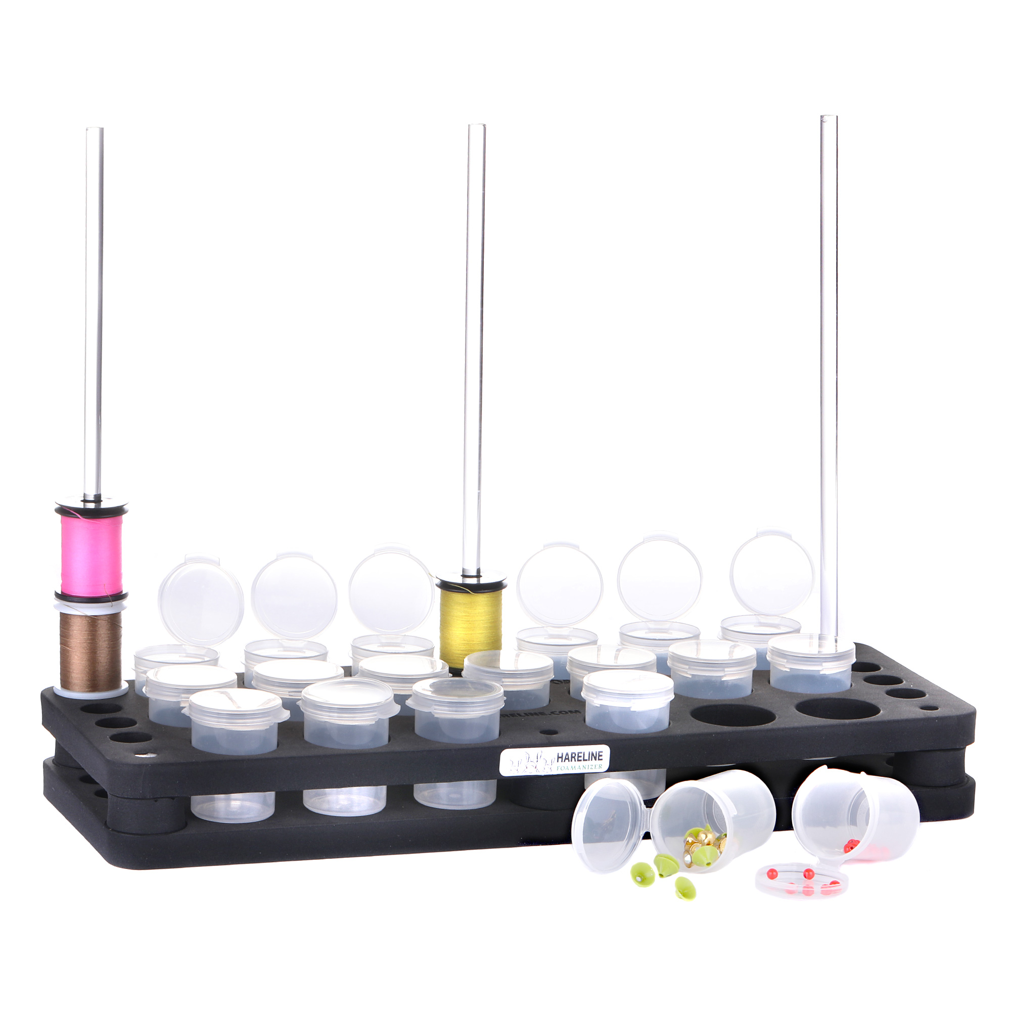 Hareline Large Tube Storage Foamaniser Module 12" - Storage station for the tying table Hareline Large Tube Storage Foamaniser Module 12" - Storage station for the tying table