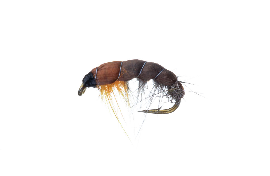 Kami Flies Nymph - Scud grey orange