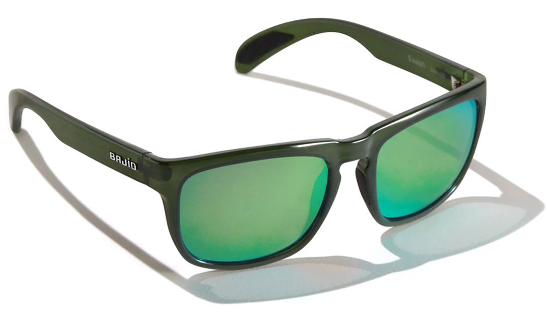 Bajio Polarized Glasses Swash - Cerveza Gloss (Green Mirror Glass)