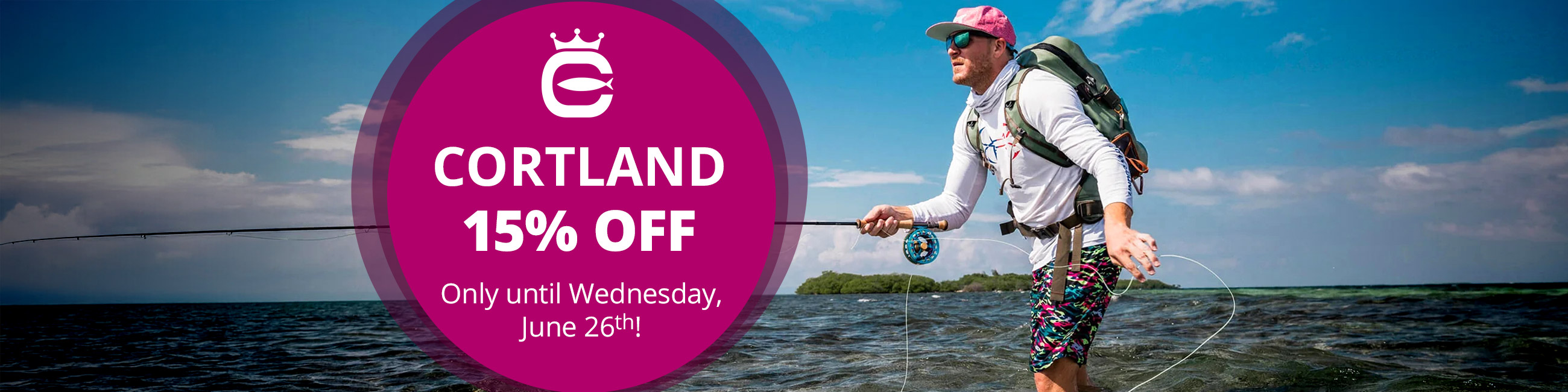 15% off Cortland, only until 6/26