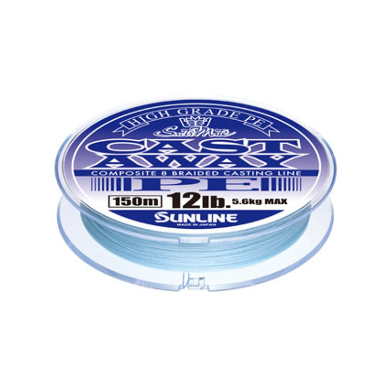 Sunline New Cast Away PE braided line 150 m