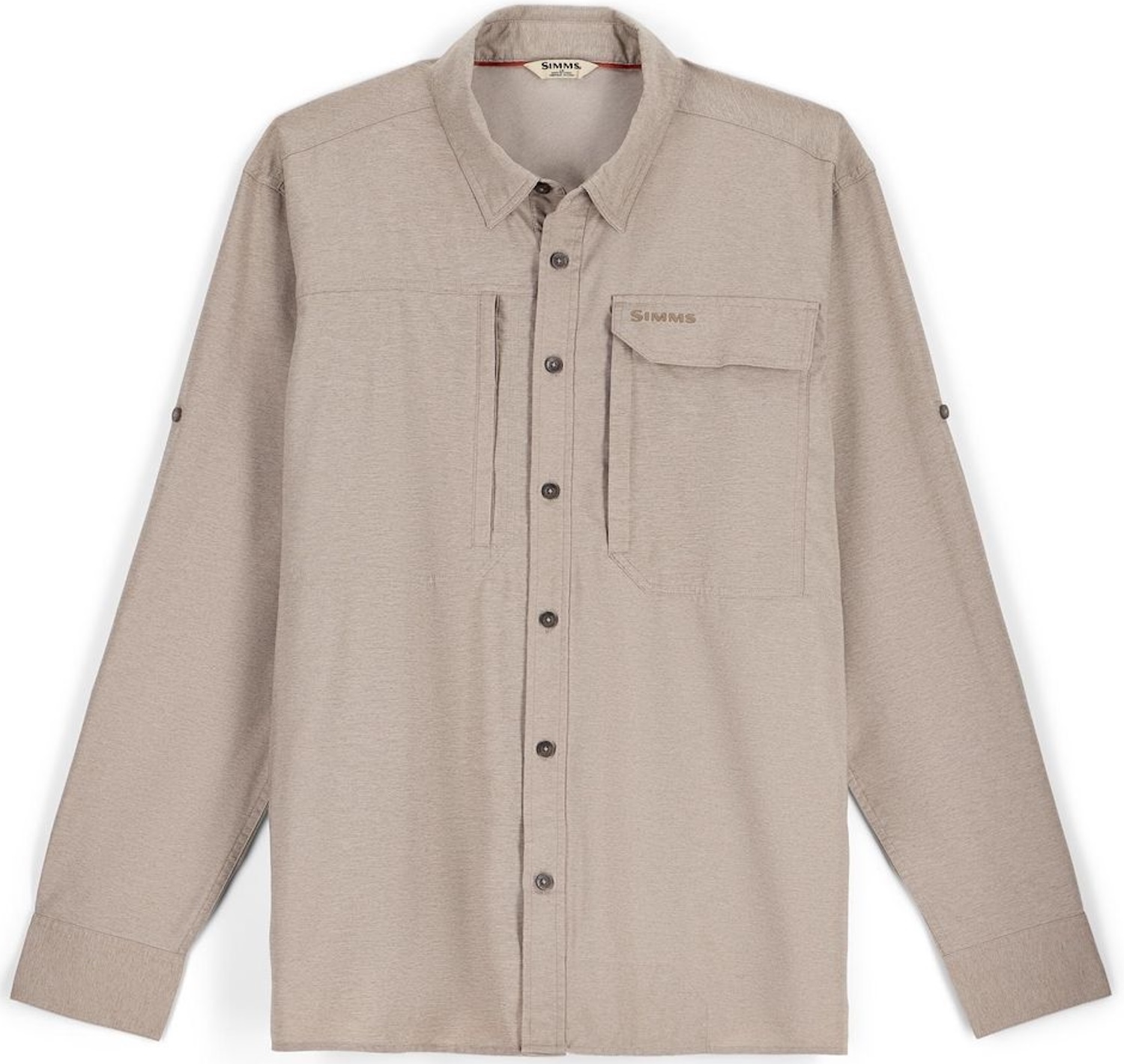 Simms Guide BugStopper Shirt Dolomite Heather