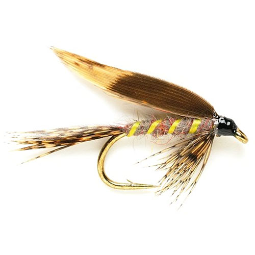 12512_de Fulling Mill Wet Fly - March Brown