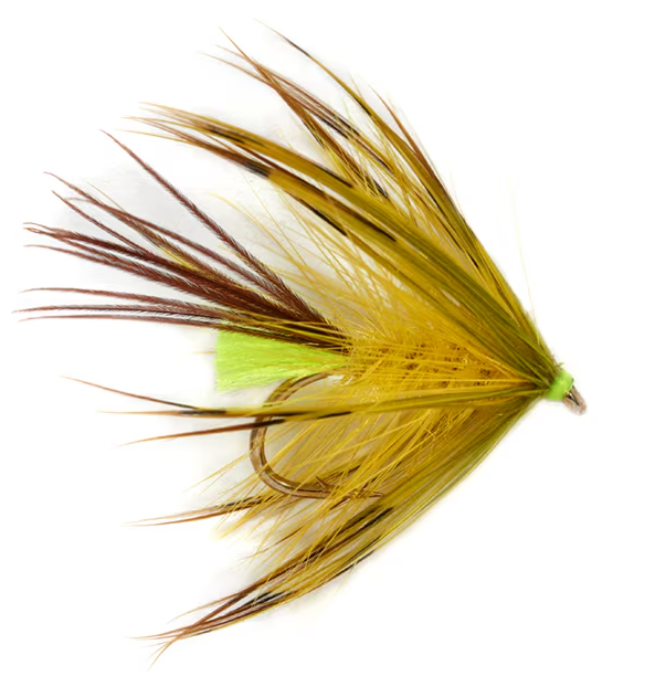 P-29134_Fulling_Mill_Jackie_Mask_Yellow_Drake_MayFly_ Fulling Mill Jackie Mask Yellow Mayfly #10 mayfly