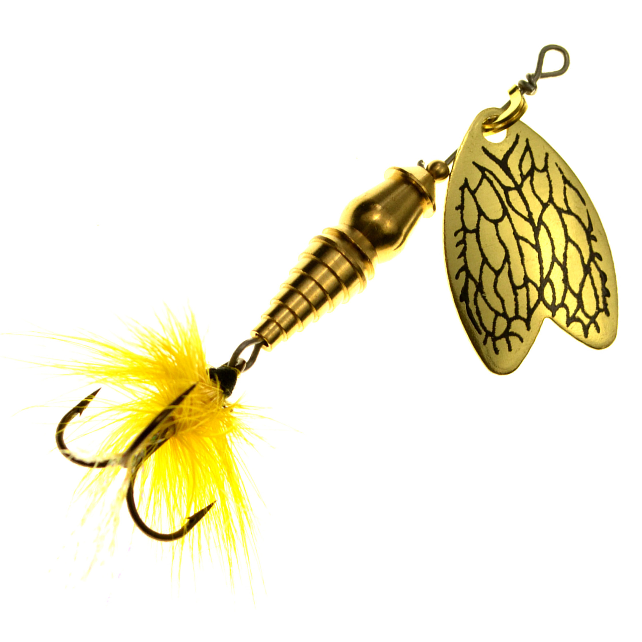 P-18752_Mepps_Bug_Spinner_Yellow_May Mepps Bug Yellow May Spinner