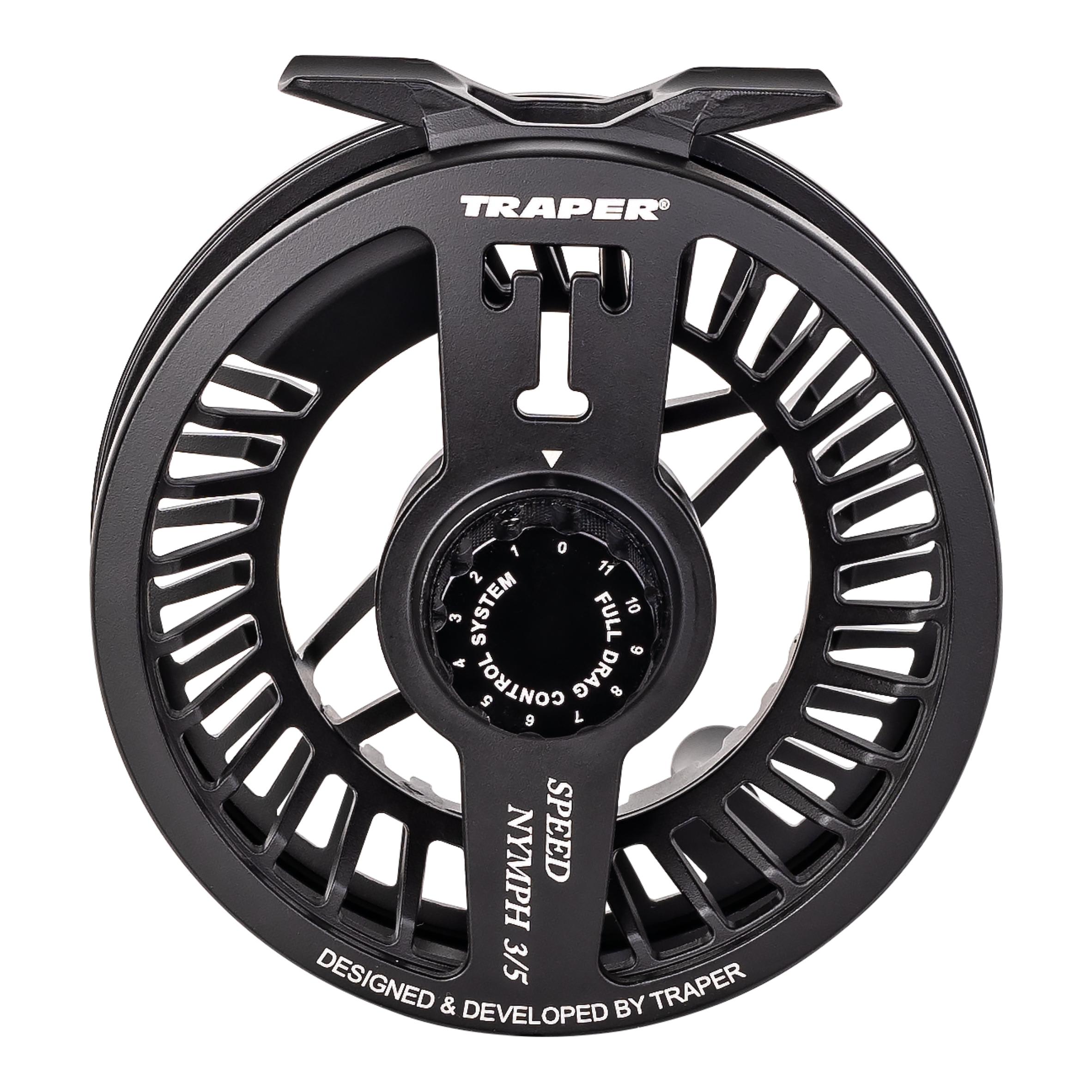 Traper Speed Nymph Fullframe # 3 - 5 Fly Reel Black