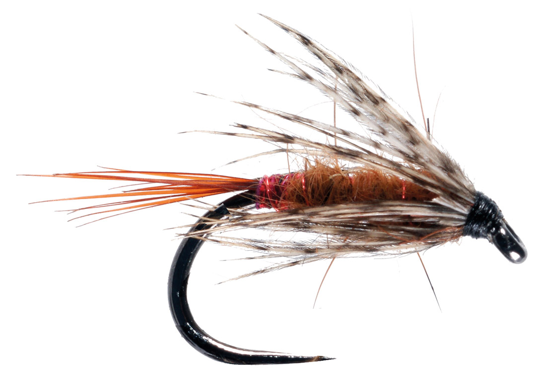 Soldarini Fly Tackle Wet Fly - Red Arsed Rusty Brown