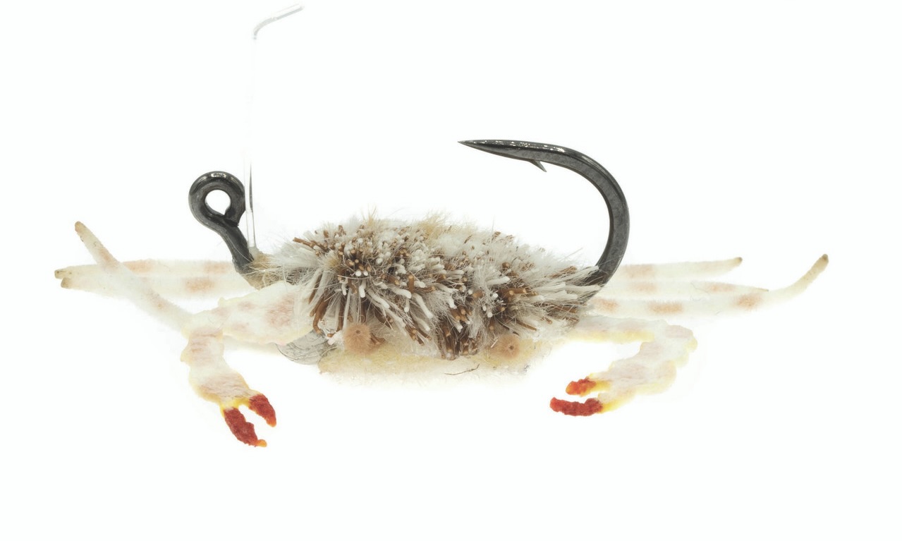 Umpqua Saltwater Fly Danger Muffin Crab Ghost Tan