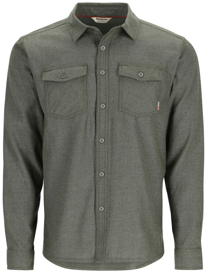 Simms Shoal Flannel Shirt riffle green