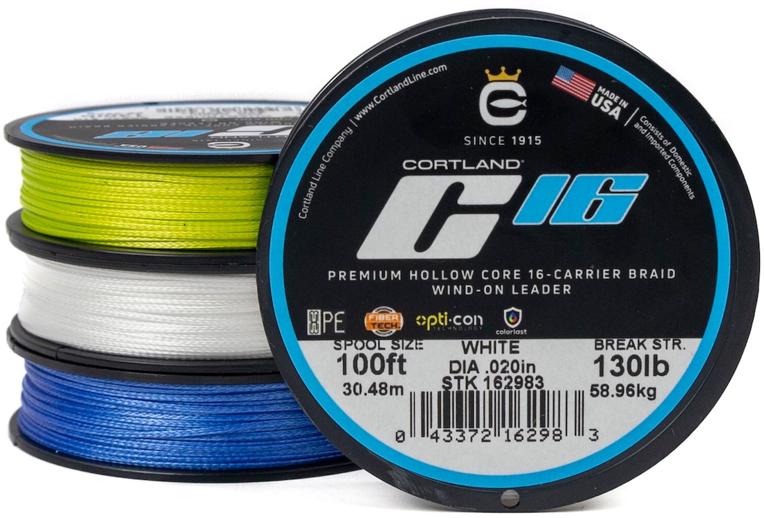 Cortland Wind-On C-16 Leader Material 100ft spool