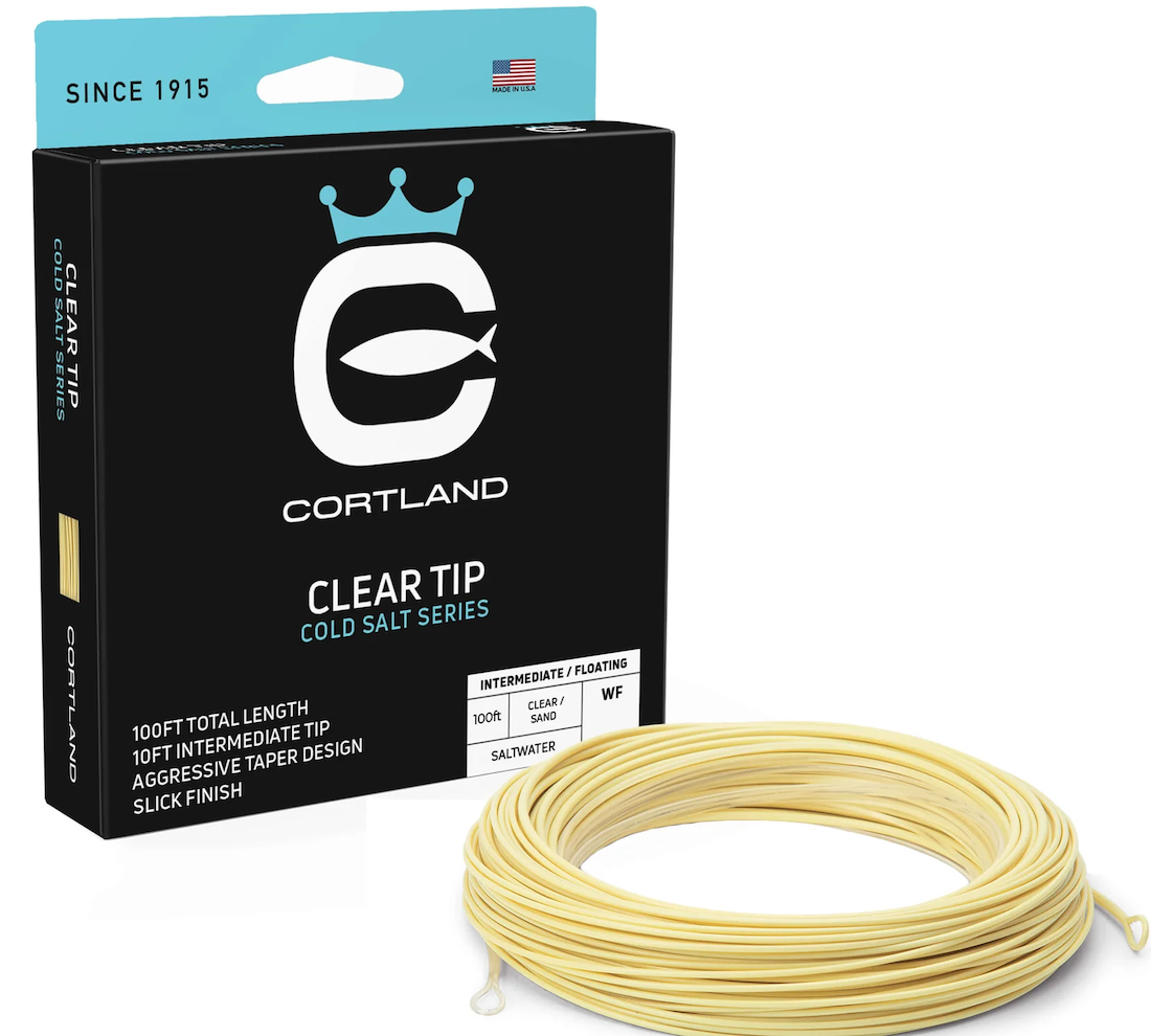 Cortland Cold Salt Floating / 10 ft Intermediate Clear Tip Fly Line