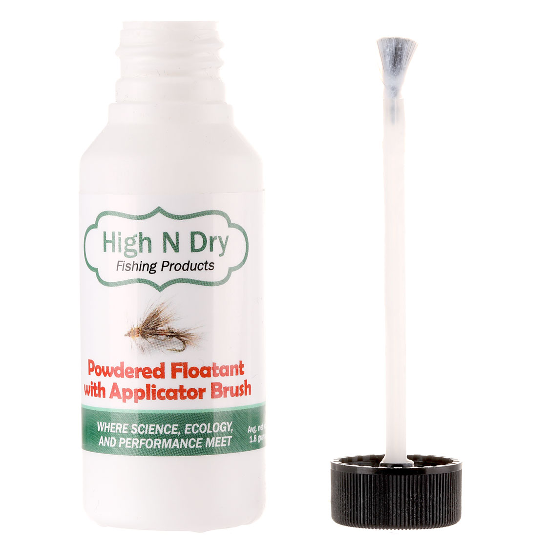 P-21502_high-and-dry_powdered-floatant-with-brush_schwimmpraparat_ High and Dry Powdered Floatant with Brush