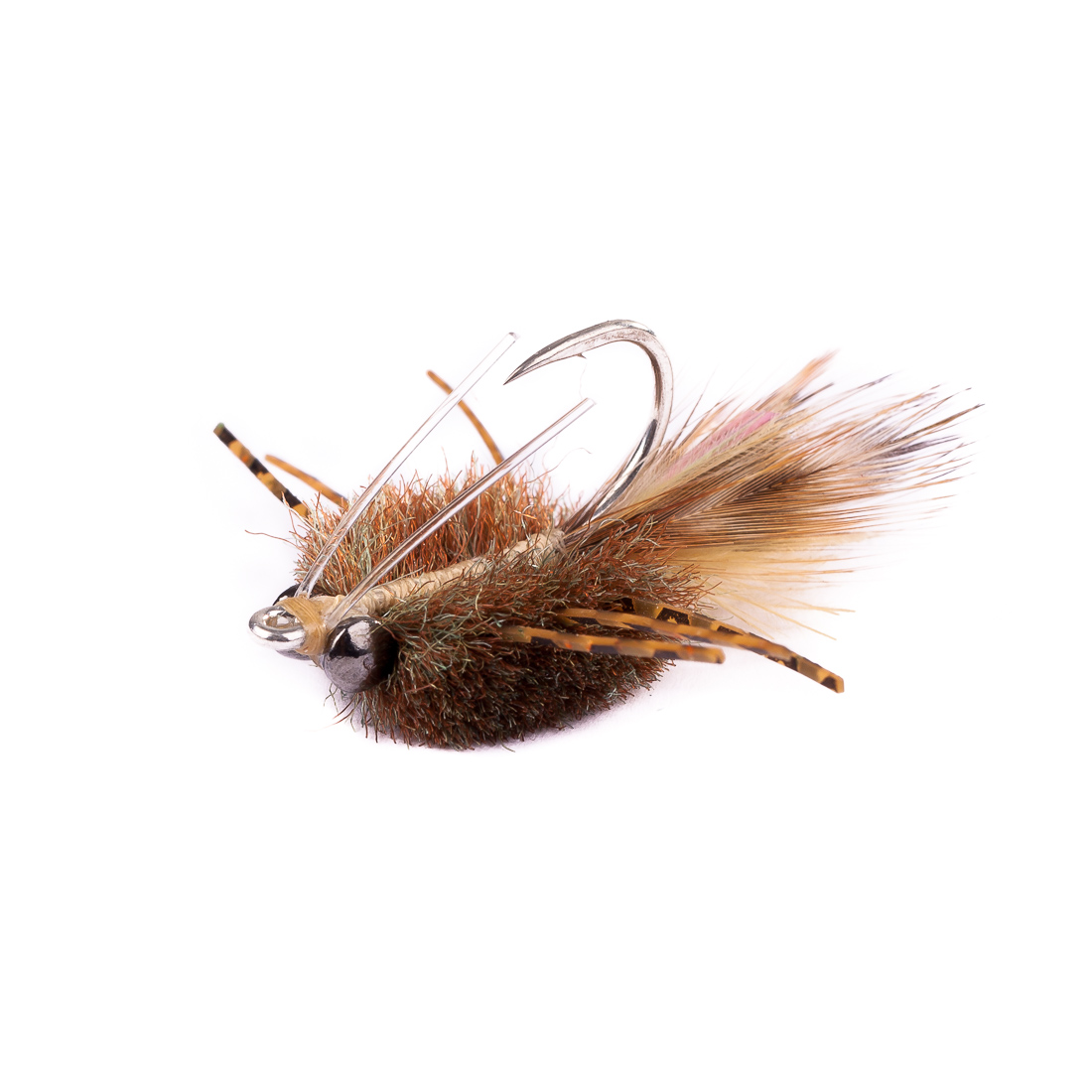 H2O Saltwater Fly - Merkin Crab camo