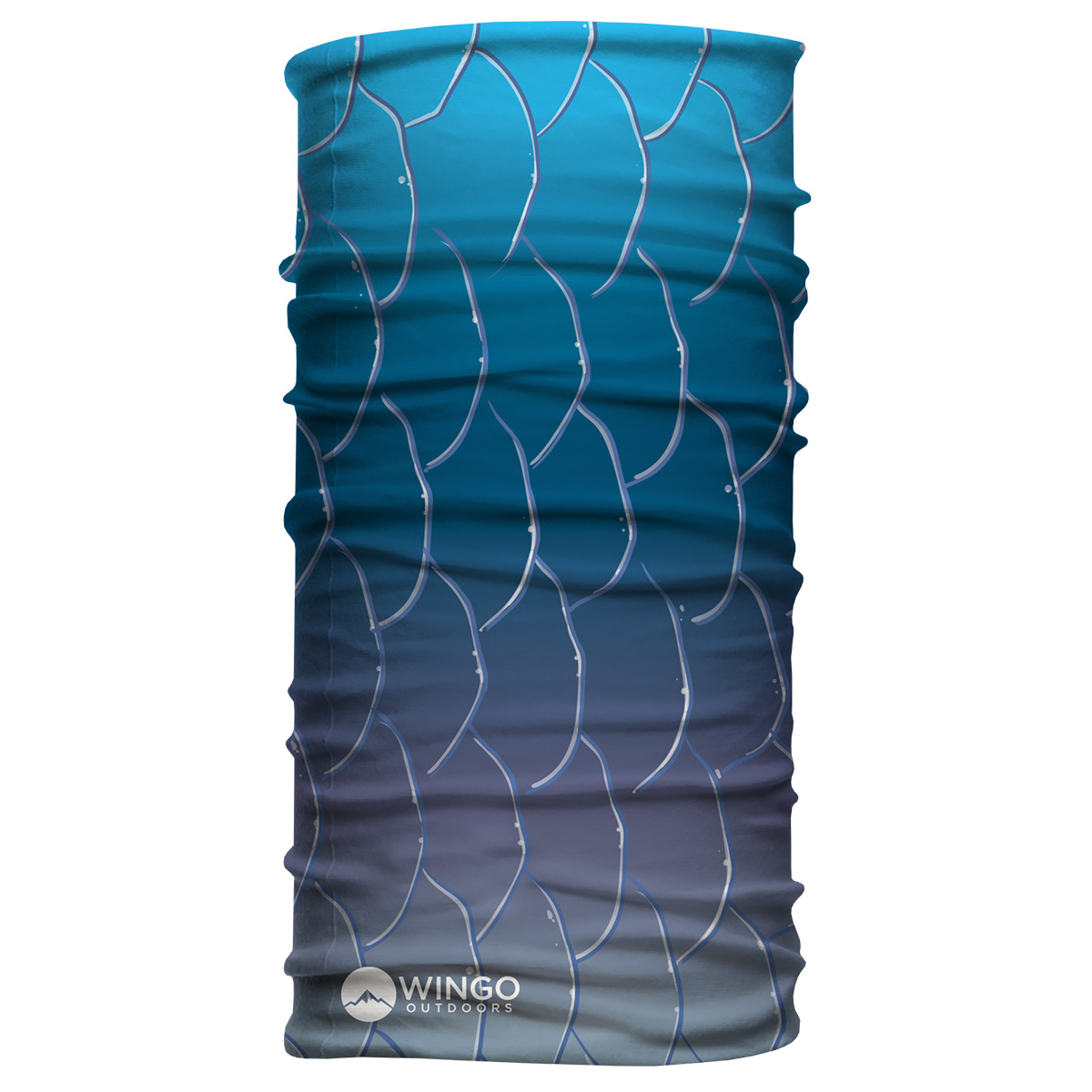 Wingo Fish Skin Neck Gaiter Tarpon v2.0