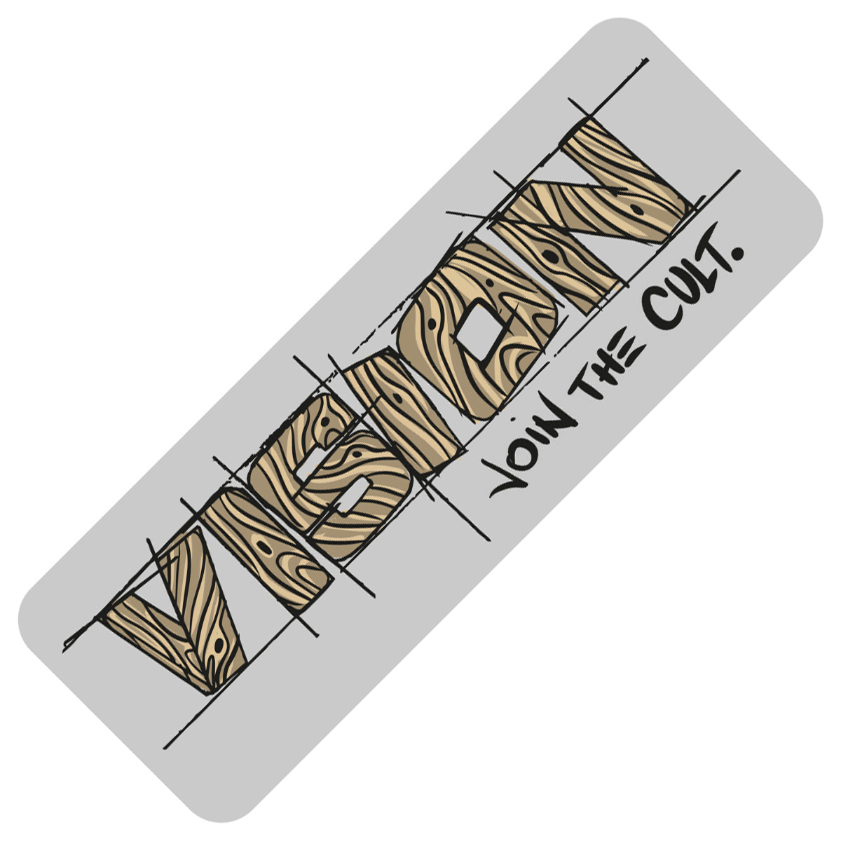 Vision Join The Cult Sticker Rectangular 15x5,5 cm 