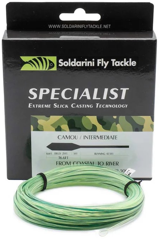 Soldarini Specialist Clear Camou Intermediate Trout Streamer & Wetfly Fly Line