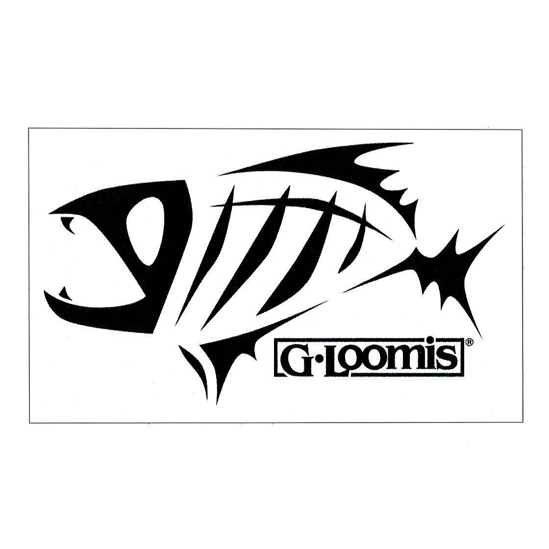 P-22353_loomis_sticker G. Loomis Sticker