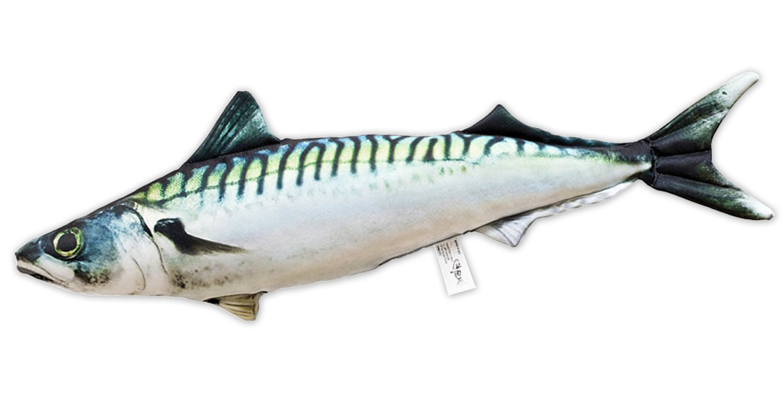 P-29176_Fischkissen_Kuscheltier_Makrele_60cm Fish Pillow Soft Toy Mackerel 60cm