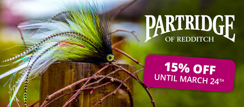 PARTRIDGE: 15% off until 3/24