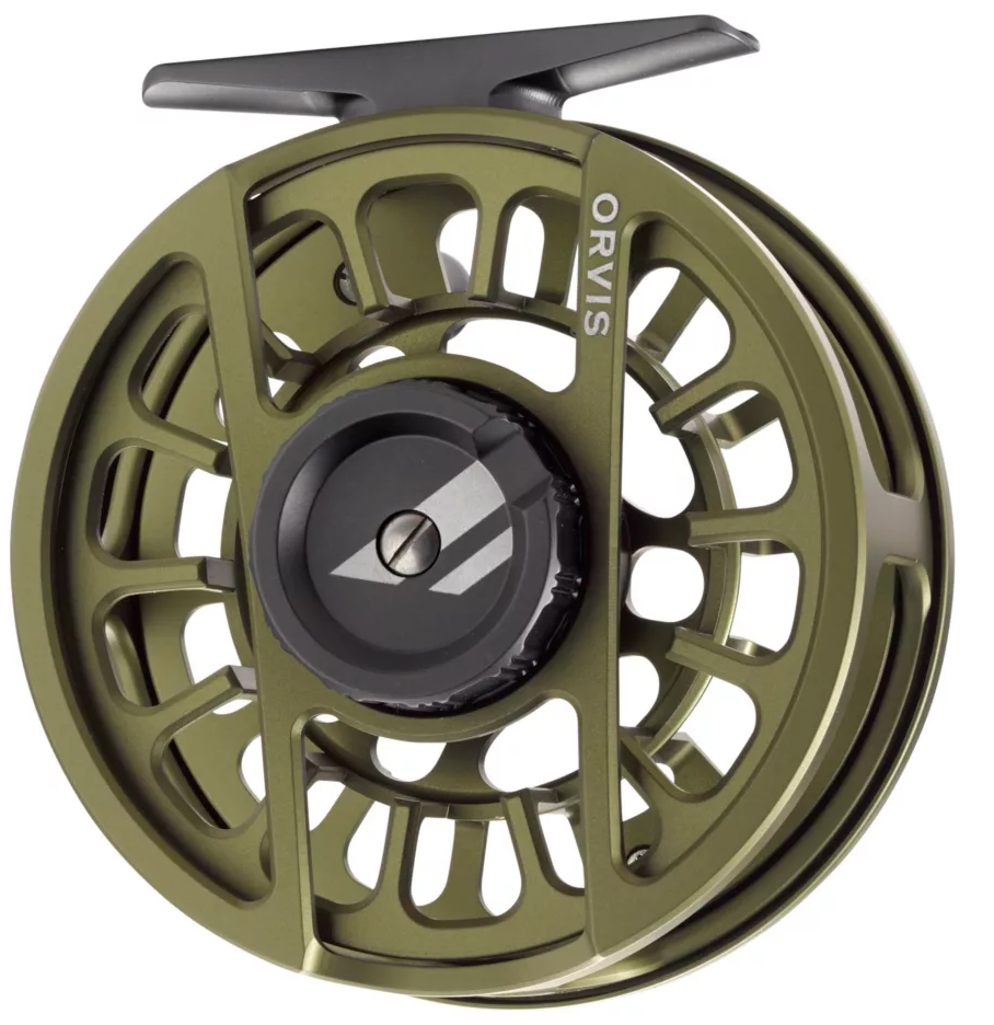 P-25092_Orvis_Hydros_Fliegenrolle_Euronymph_matte_olive_2 Orvis Hydros Fly Reel Euronymph # II matte olive