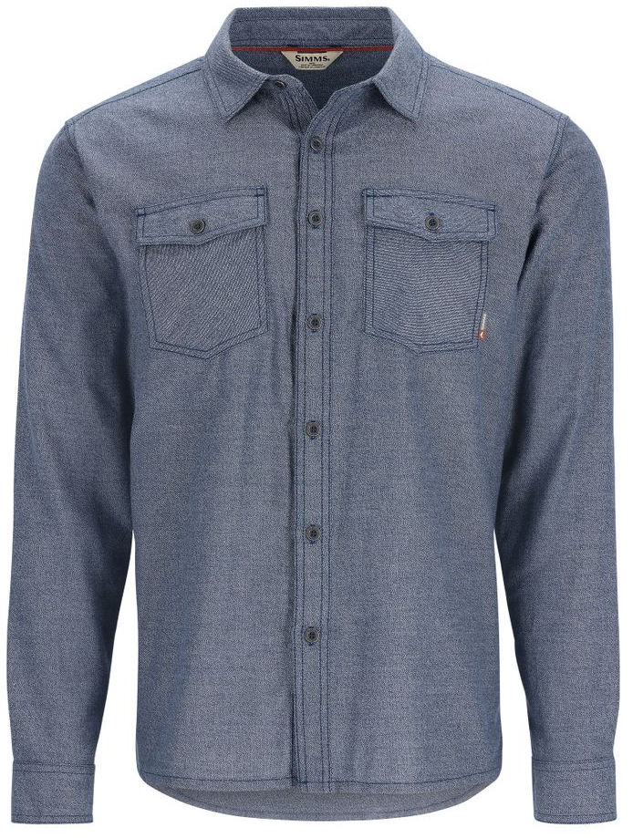 P-24778_Simms_Shoal_Flannel_Shirt_Midnight_ Simms Shoal Flannel Shirt midnight