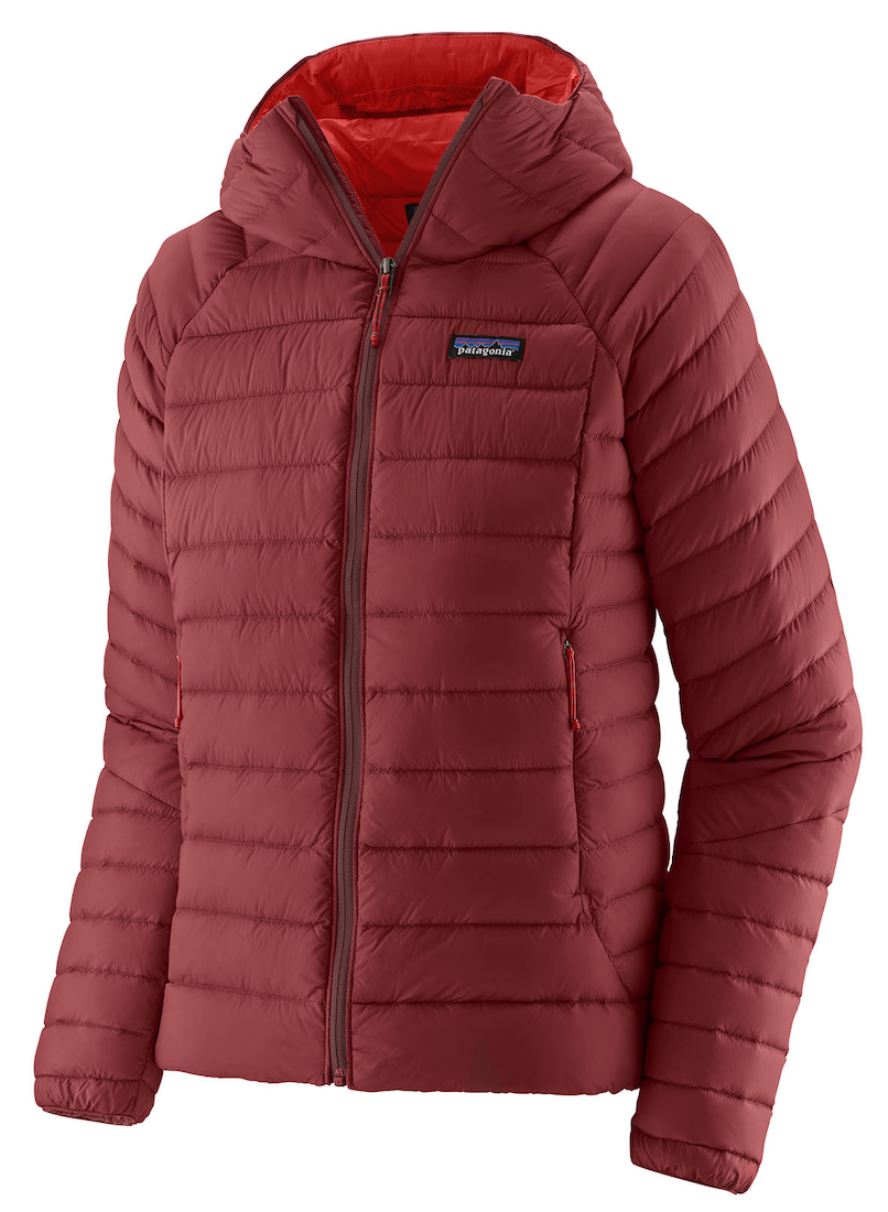 P-28862_Patagonia_Down_Sweater_Oxide_Red_Womens_ Patagonia Woman's Down Sweater Hoody OXDR