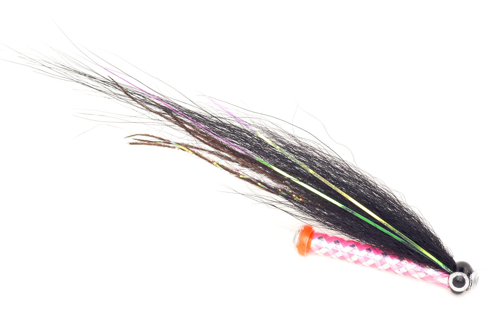 Guideline salmon fly Bismo Fluoro Pink 1" tube fly