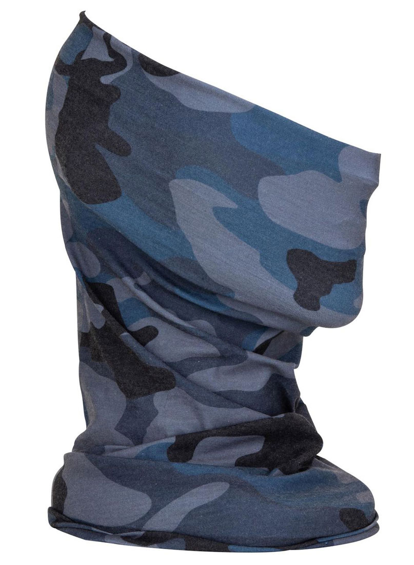 Simms Neck Gaiter woodland camo storm