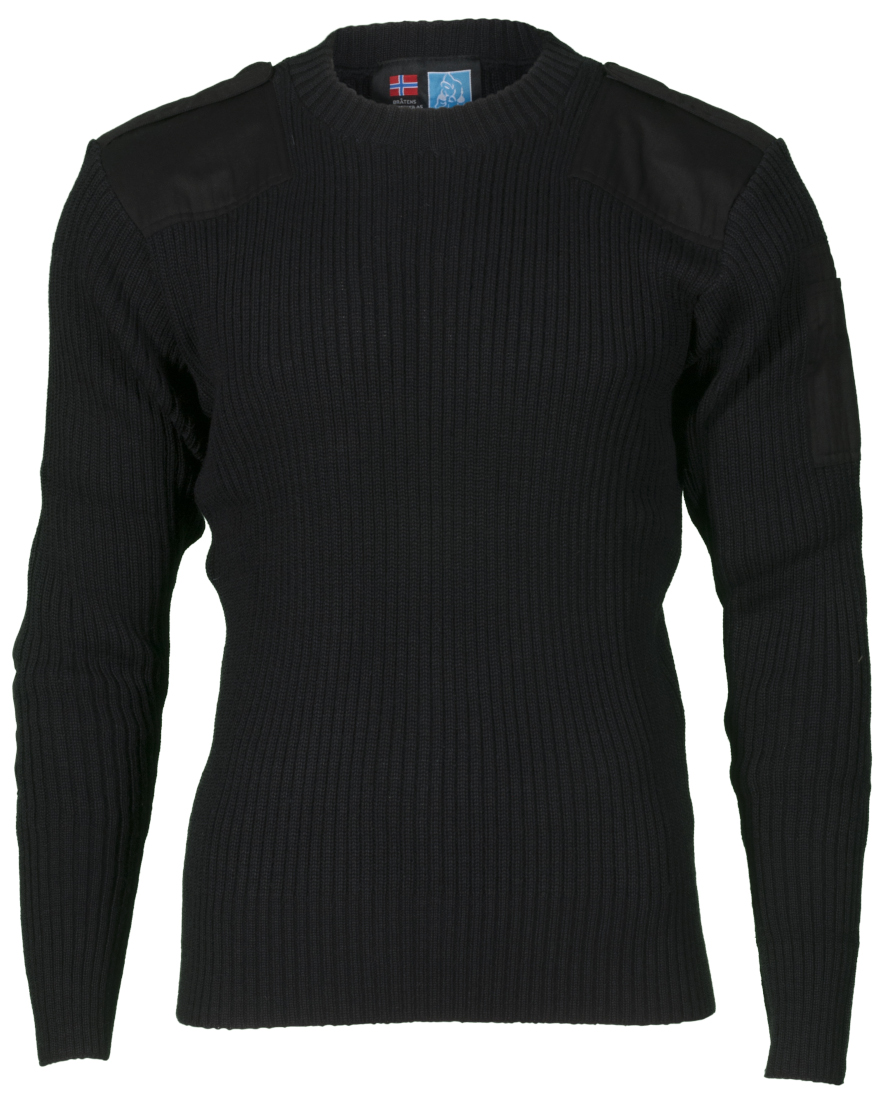Bratens_100-_Norway_Nato_Sweater_Langarmshirt_black Bratens 100% Norway Nato Sweater black