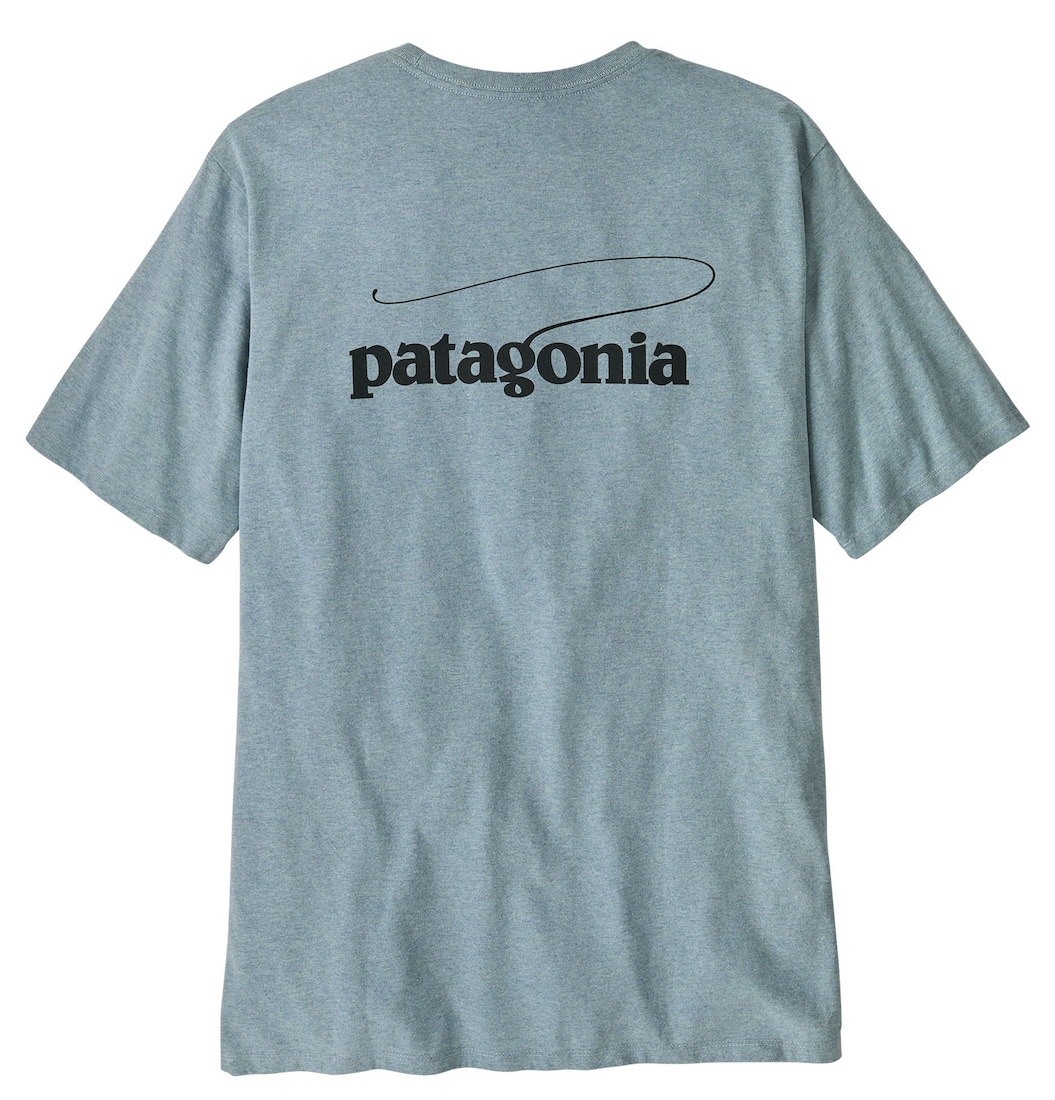 Patagonia M's Casting Logo Responsibili-Tee T-Shirt TMBL - Thermal Blue