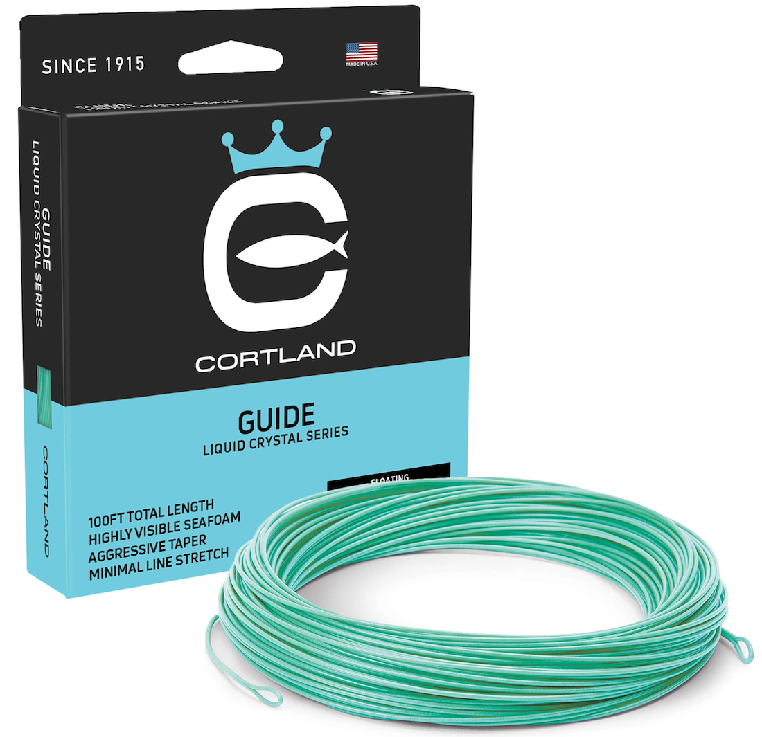 P-28515_Cortland_Guide_Tropical_Saltwater_Fliegenschnur_ Cortland Liquid Crystal Guide Tropical Saltwater Fly Line Floating - Seafoam