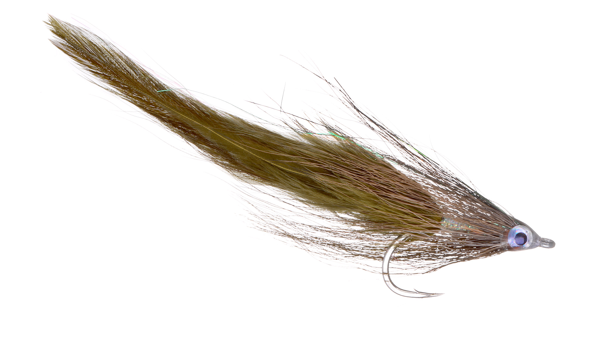 Fulling Mill Streamer Deceiver Olive and Brown #2/0 Fulling Mill Streamer Deceiver Olive and Brown #2/0