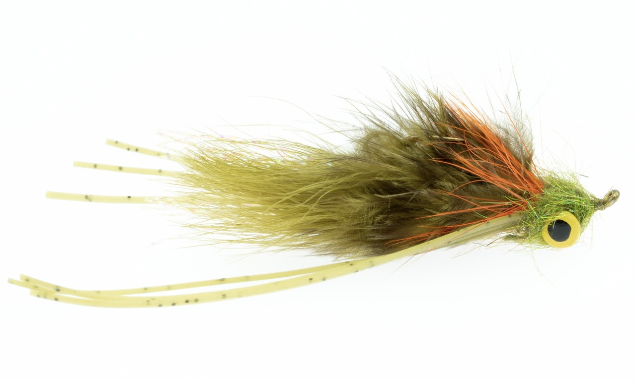 Umpqua Streamer Super Bugger Olive #6