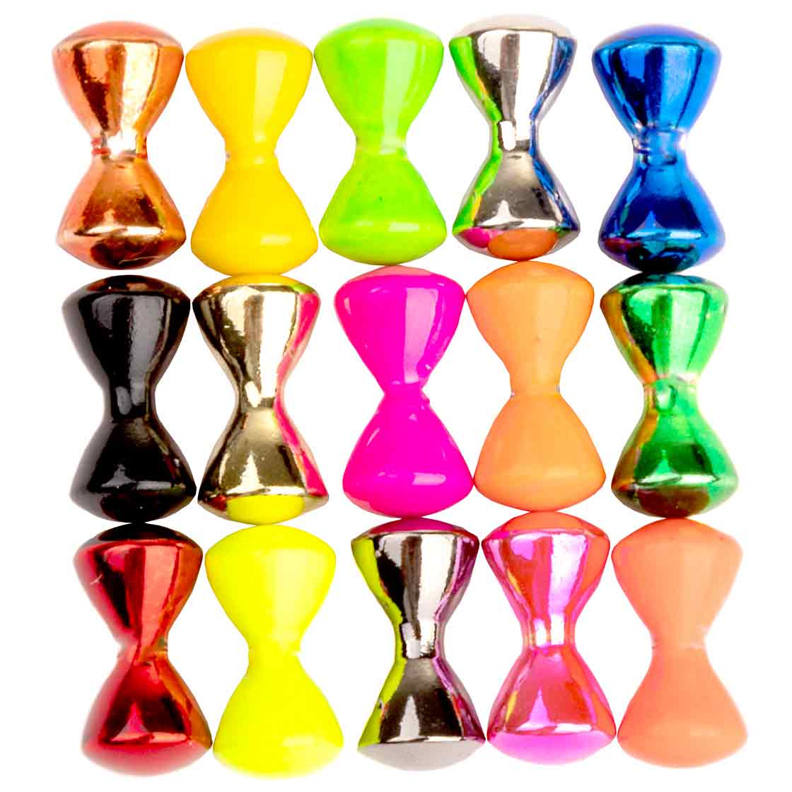 Brass Dumbbell Eyes Rounded