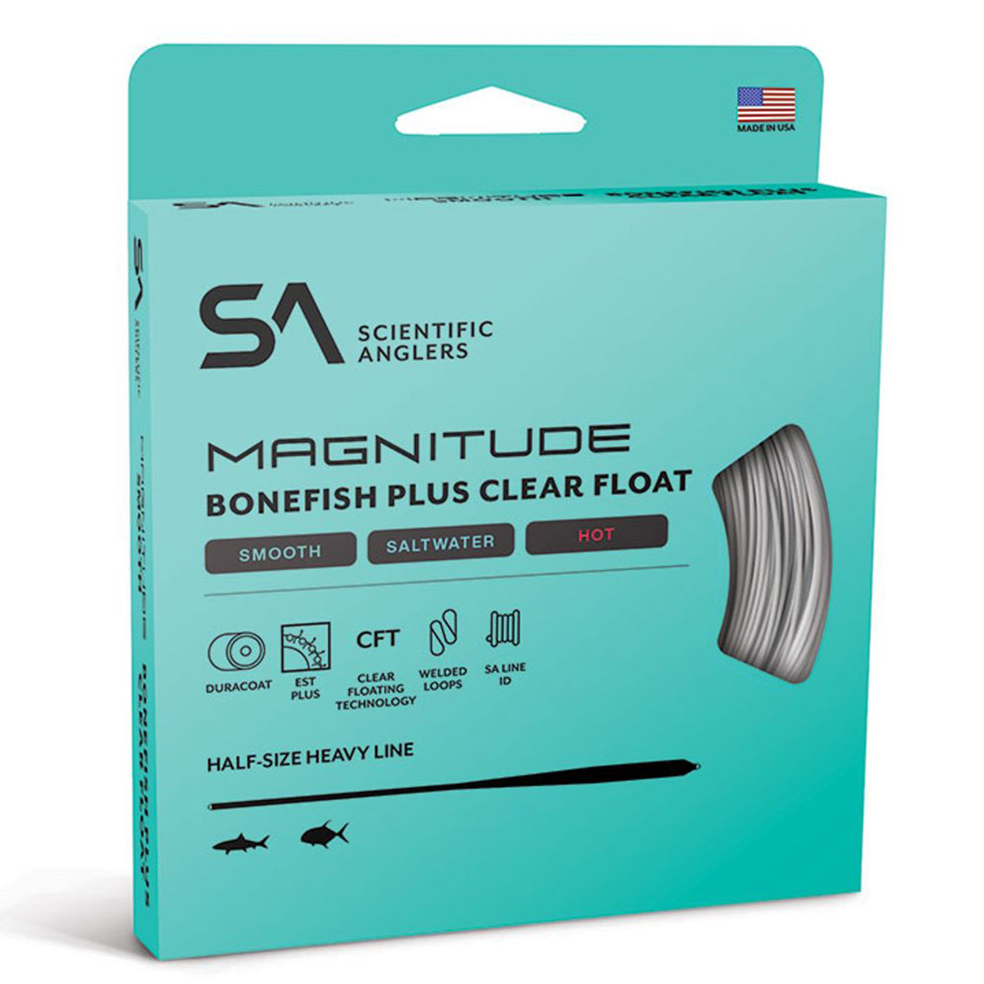 Scientific Anglers Magnitude Smooth Bonefish Plus Ivory/Clear Fly Line