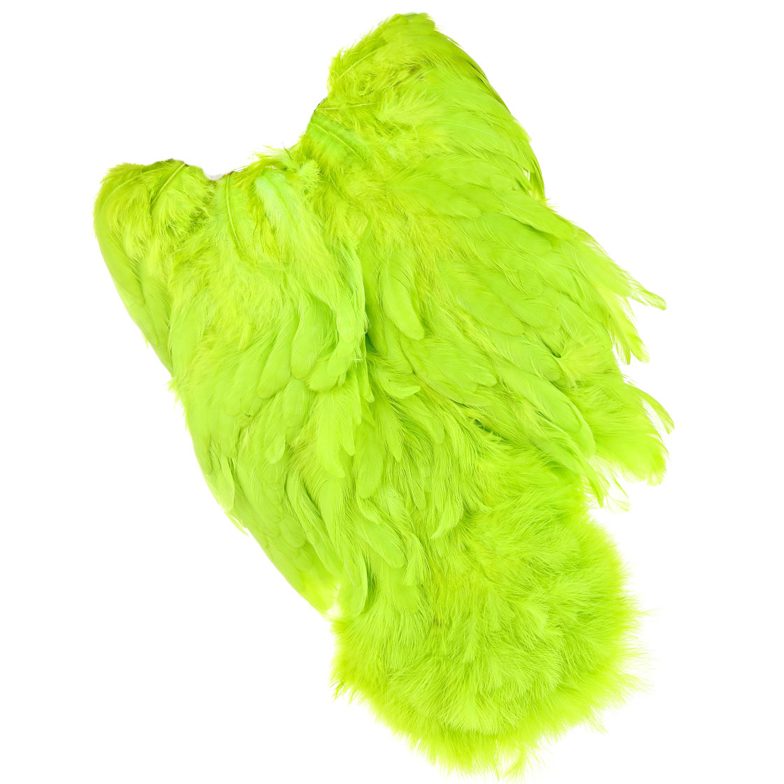 white dyed fl. green chartreuse