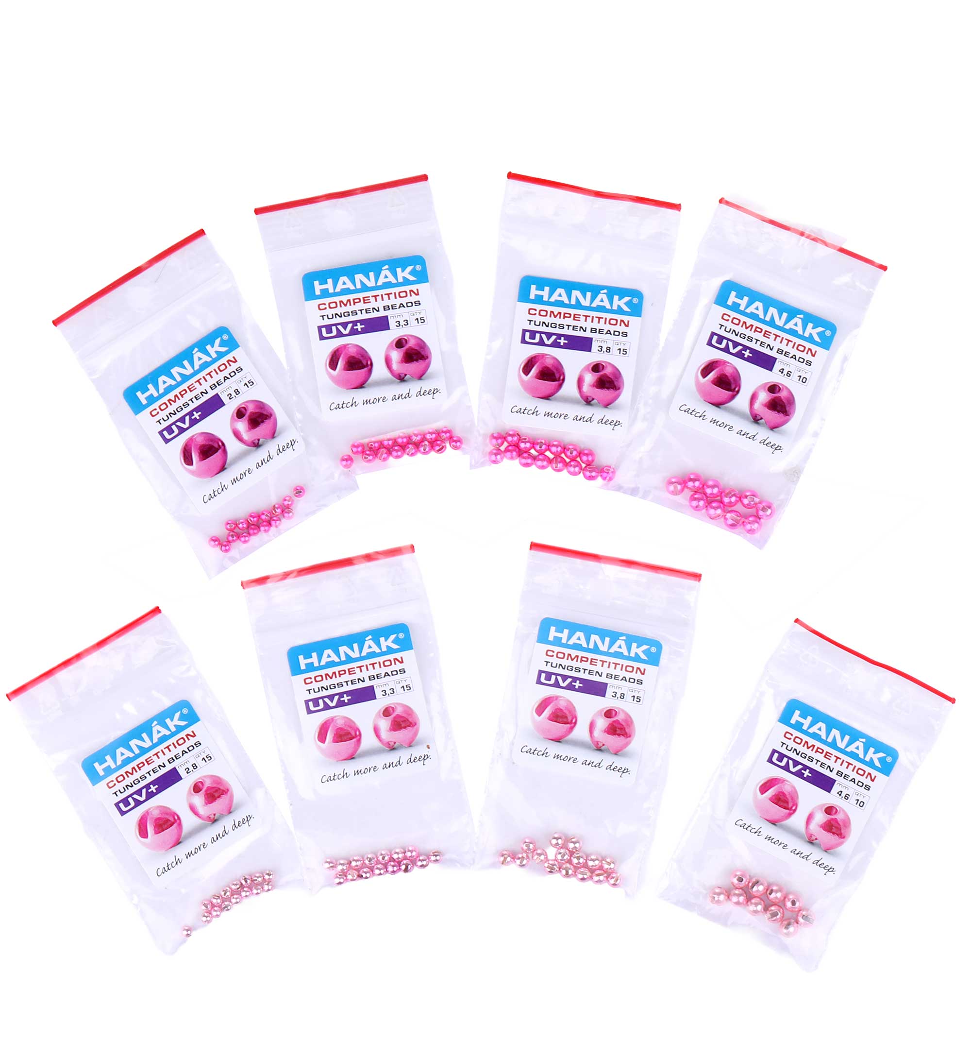 Hanak Tungsten Beads UV+ slotted