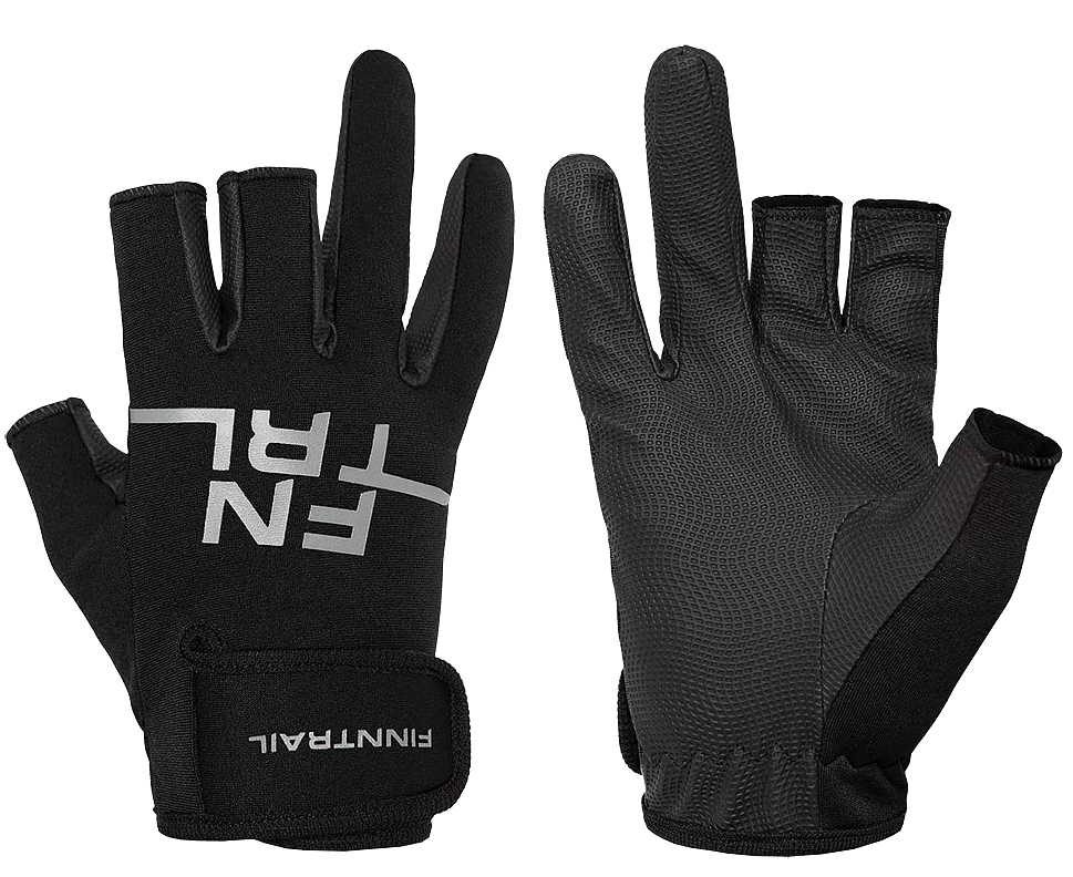 Finntrail Fishing Gloves Neosensor graphite neoprene gloves