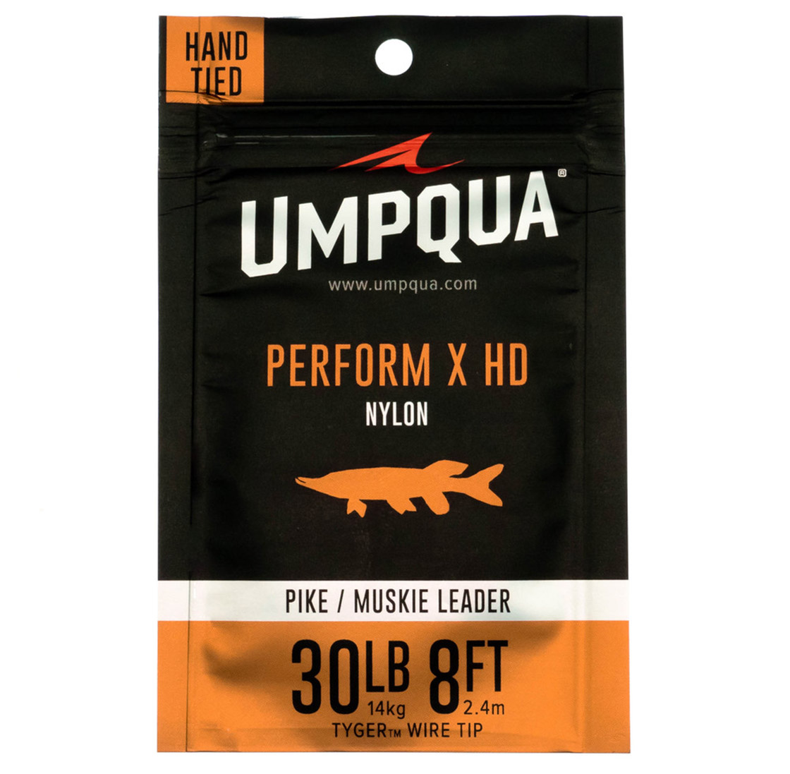 P-26680_Umpqua_Perform_X_Pike_Leader_w-Tyger_Wire_Tip_8ft_30lb Umpqua Perform X Pike Leader w/Tyger Wire Tip 8ft 30lb
