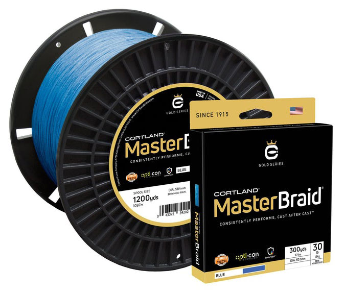 Cortland Master Braid 300 YDS blue