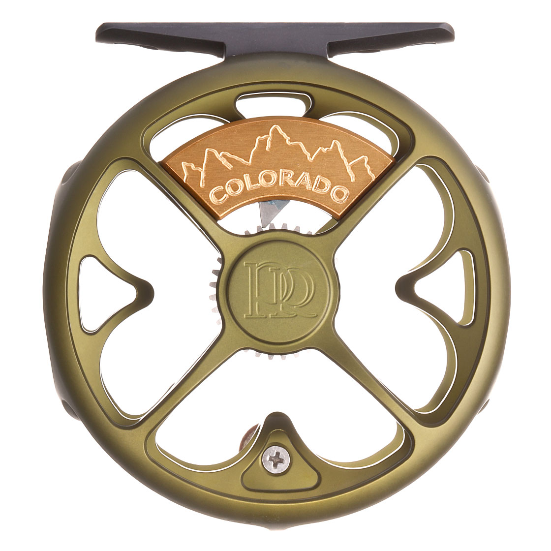 P-23082_Ross-Reels-Colorado-Fliegenrolle-matte-olive_front Ross Reels Colorado Fly Reel matte olive