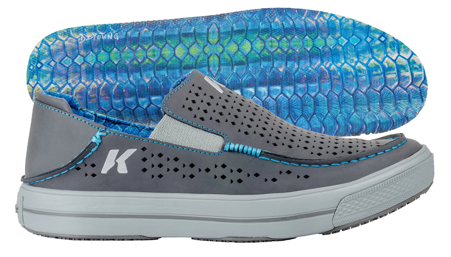 Korkers Fish Moc Slipper Tarpon Leather Shoe