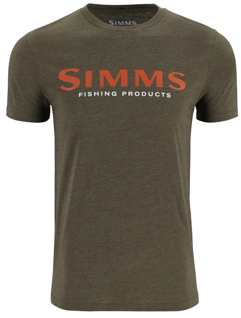 P-27243_Simms_Logo_T-Shirt_Loden_Heather_ Simms Logo T-Shirt loden heather