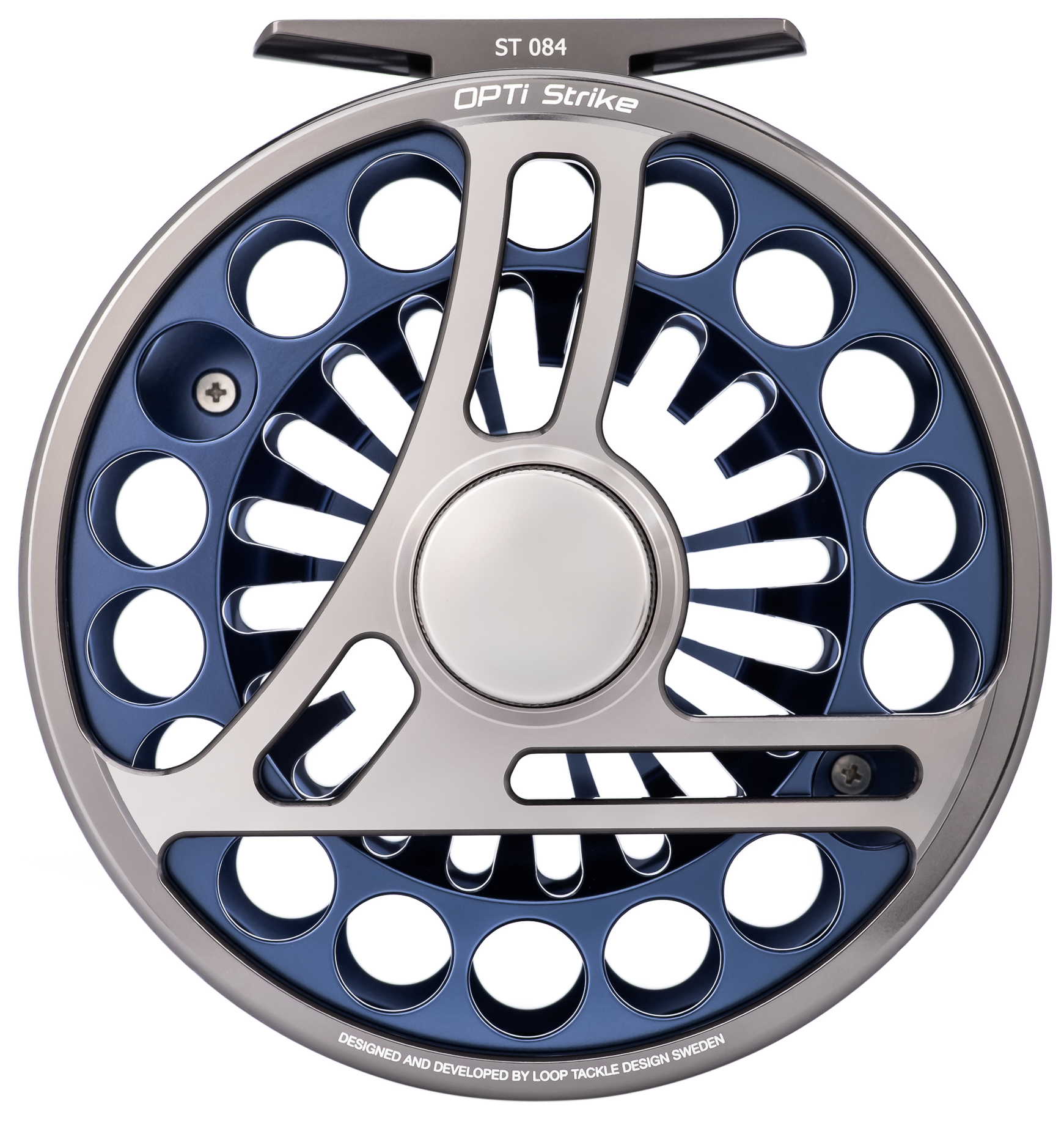 Loop Opti Strike fly reel Arctic Blue