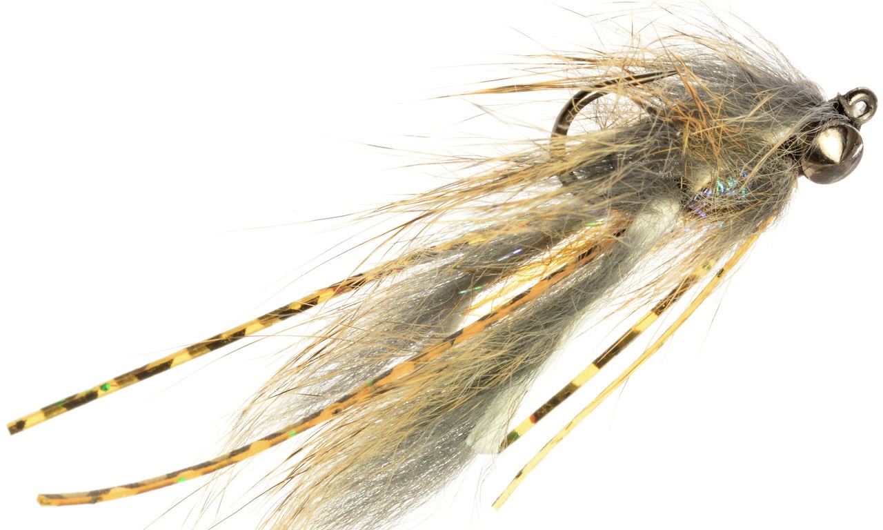 Umpqua Streamer Hell Razor Craw Natural Grey #12