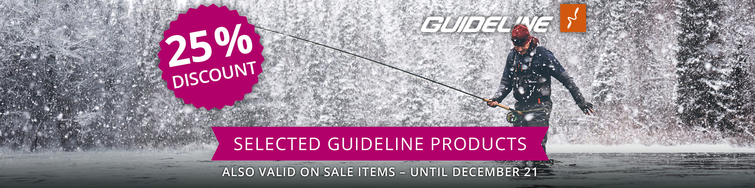 25% off selected Guideline Products until 12/21