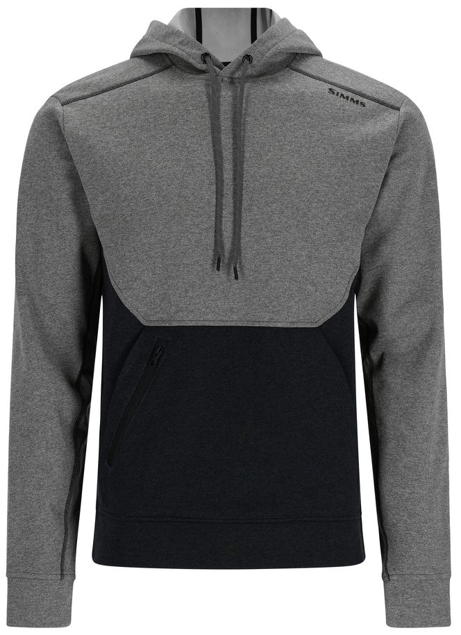 Simms CX Hoody steel heather/black heather