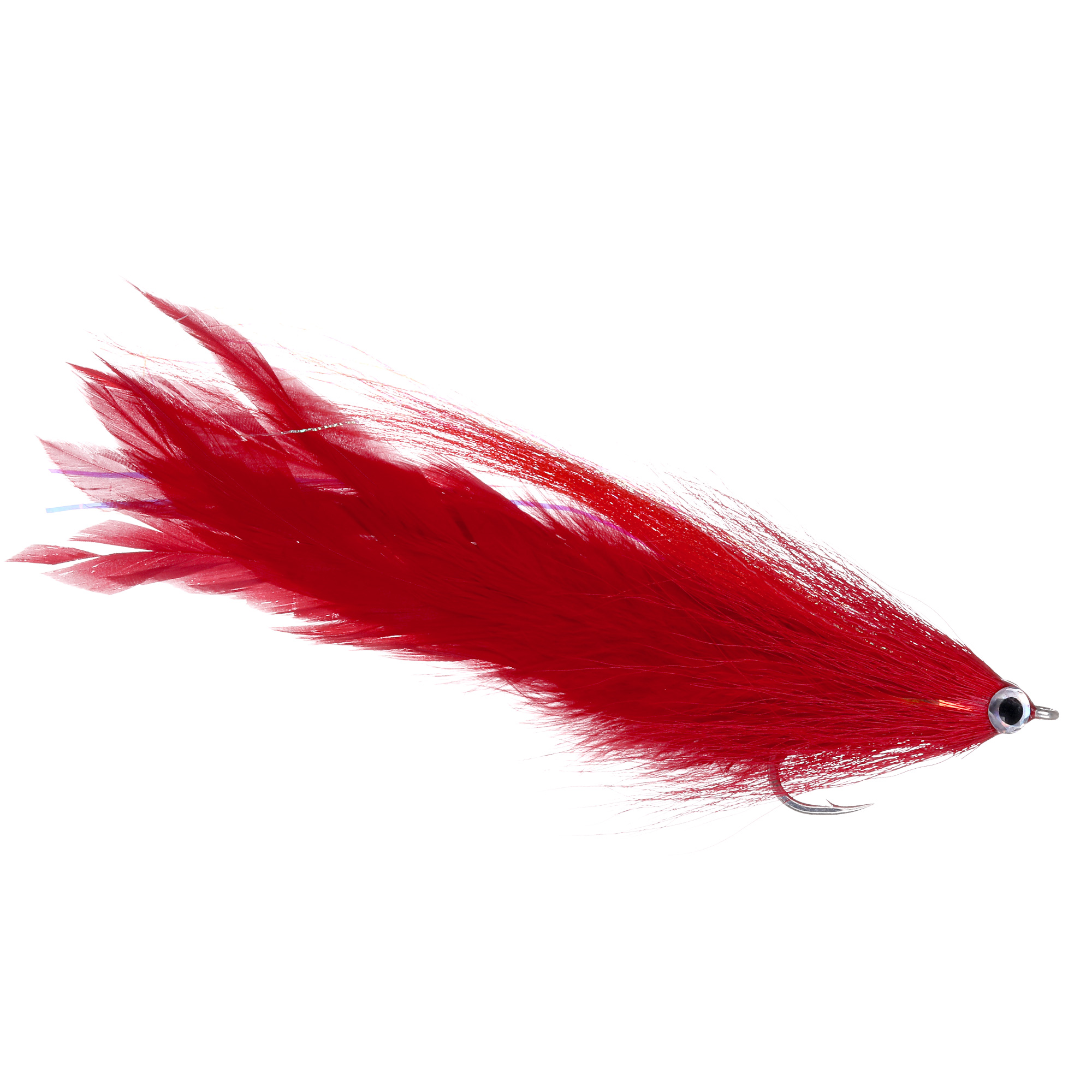 Superflies Hollow GT Deceiver Red Gamakatsu SL12S #6/0 Saltwater fly